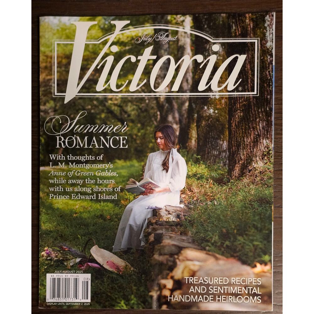 July/August 2026 VICTORIA Romantic Living Magazine Anne of Green Gables